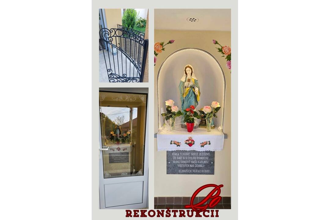 FOTO: Kaplnka v Klobušiciach pred a po rekonštrukcii, foto 6
