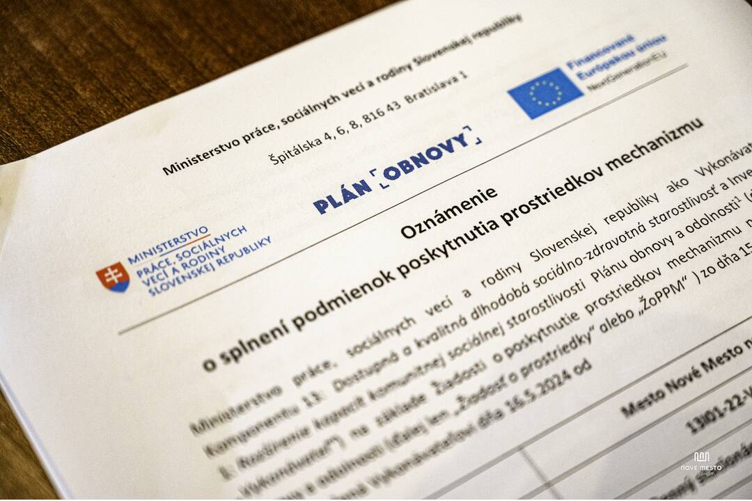 FOTO: V Novom Meste nad Váhom vyrastie nový denný stacionár pre 30 klientov, foto 2