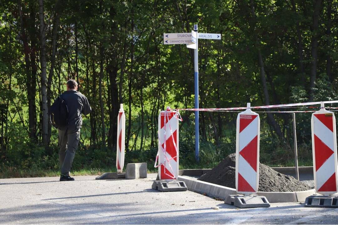 FOTO: Rekonštrukcia problematickej križovatky v Dubnici nad Váhom, foto 1