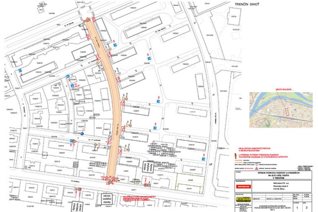 FOTO: Na Ulici Gen. Viesta začína rekonštrukcia, foto 2