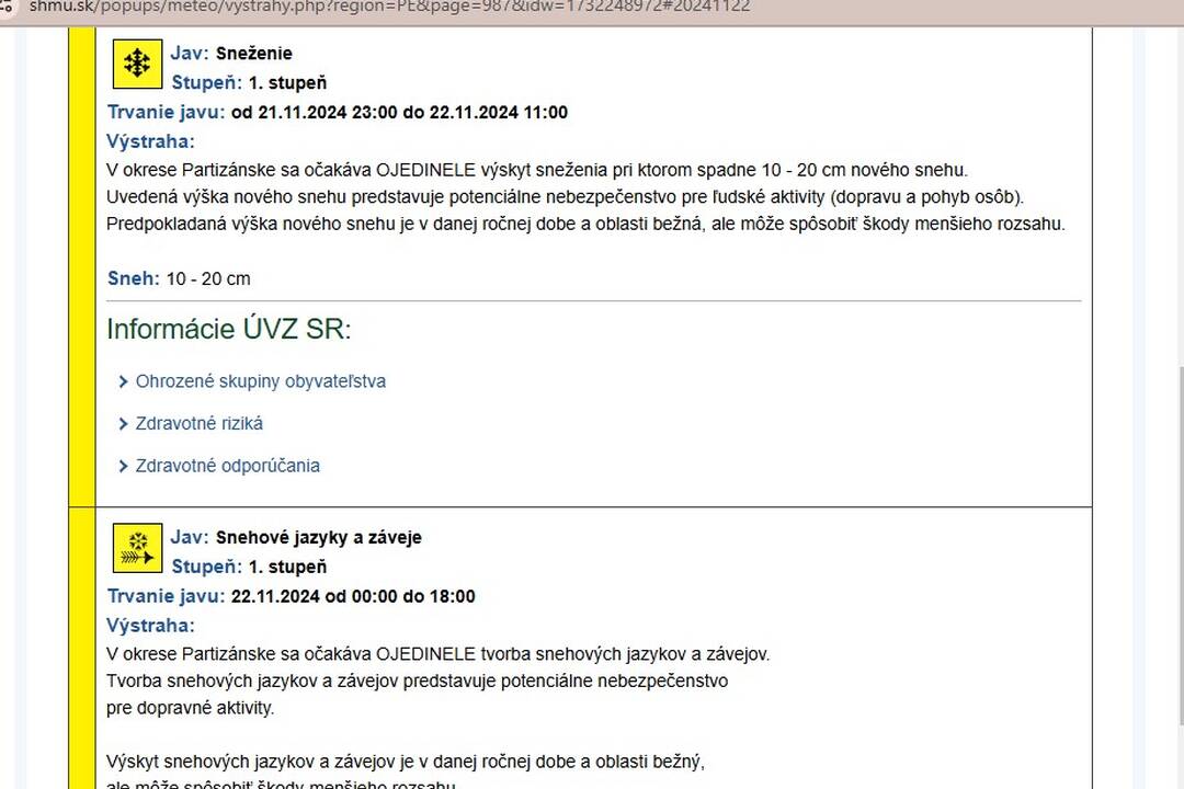 FOTO: Počasie sa v Trenčianskom kraji v nasledujúcich hodinách nezmení , foto 2