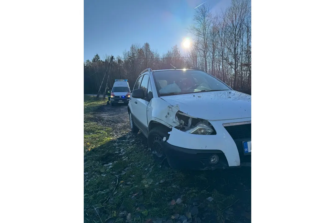 FOTO: Hasiči z Nitrianskeho Pravna pomáhali pri dopravnej nehode, foto 2