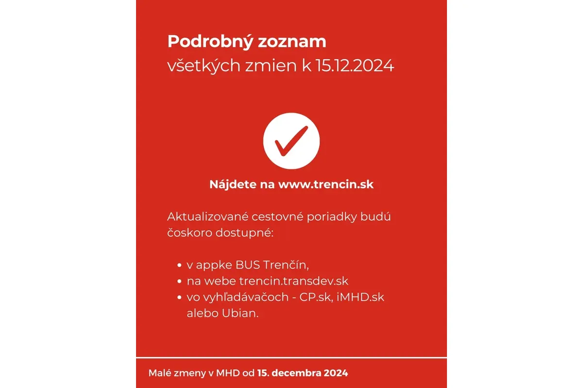 FOTO: Trenčianska MHD bude mať viac spojov. Reaguje tak na dopyt po cestovaní miestnou hromadnou dopravou, foto 5