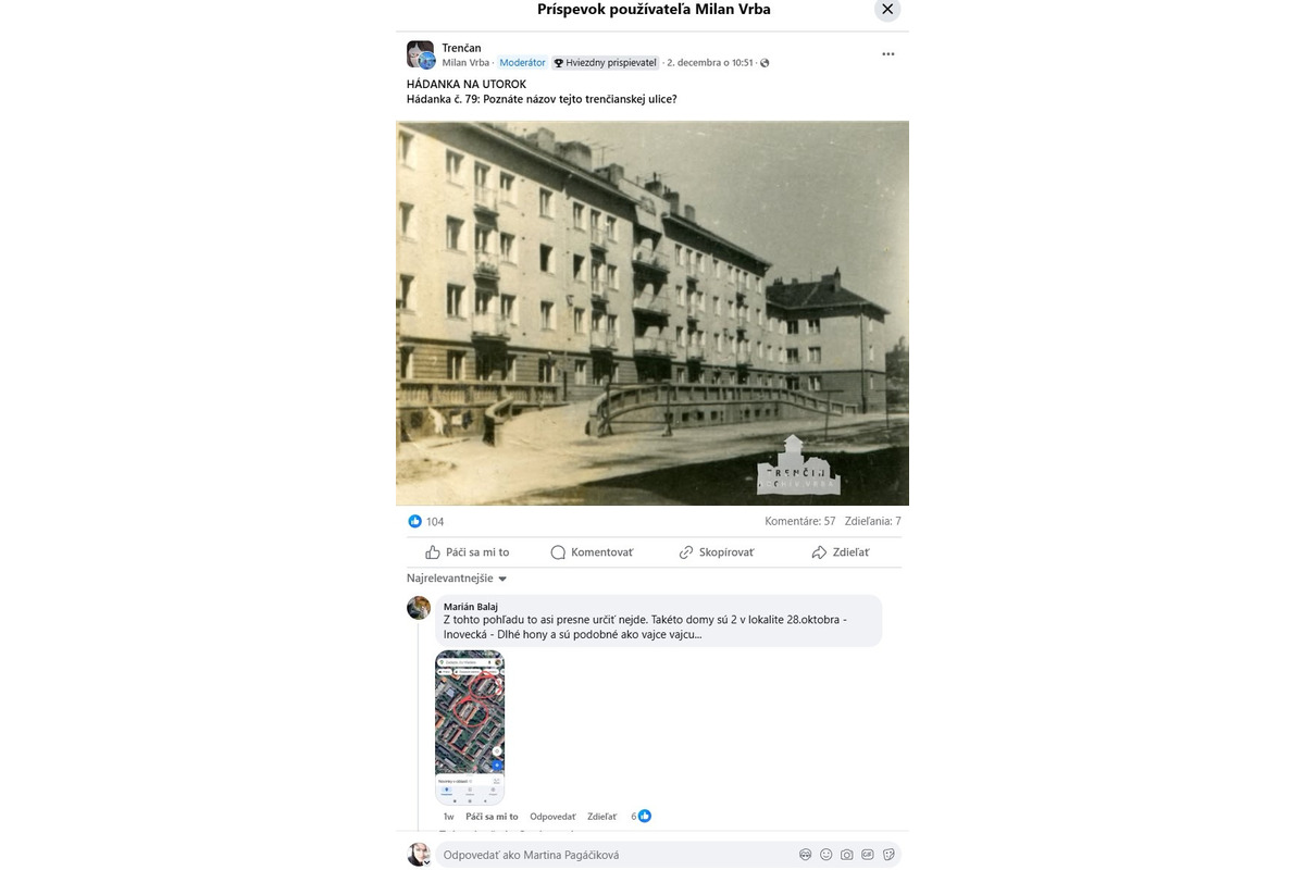 FOTO: Trenčania hádali názov ulice z fotografie, foto 4