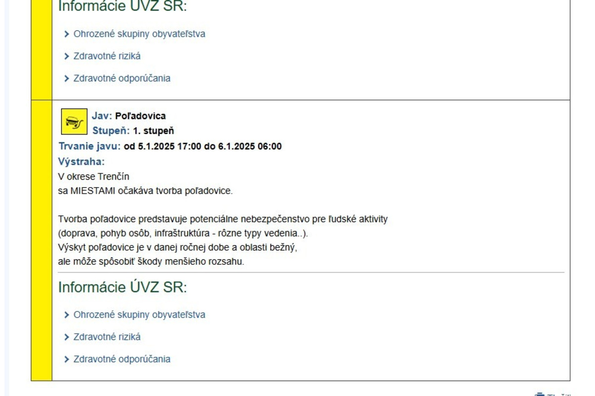 FOTO: V Trenčianskom kraji nás čaká pekný a chladný víkend, foto 1