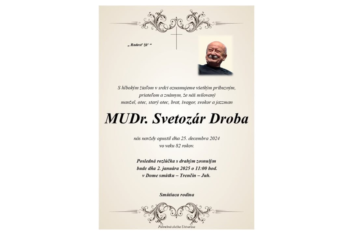 FOTO: Trenčania sa lúčili s lekárom Svetozárom Drobom, foto 1