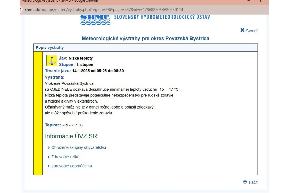 FOTO: Obyvatelia Trenčianskeho kraja môžu dnes očakávať poriadnu zimu, foto 3