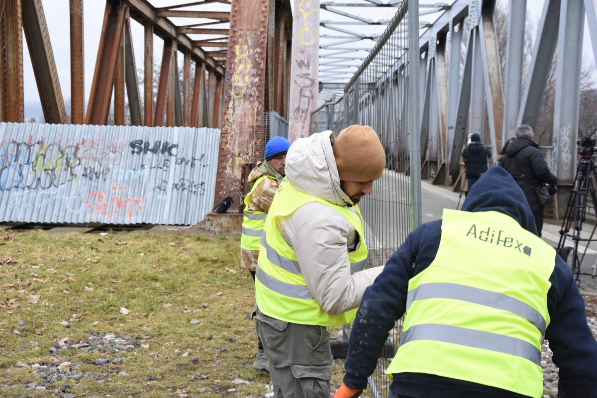 FOTO: Premena starého železničného mosta v Trenčíne, foto 4