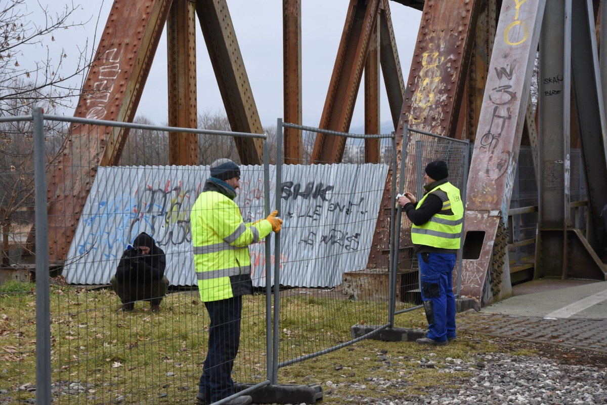FOTO: Premena starého železničného mosta v Trenčíne, foto 6