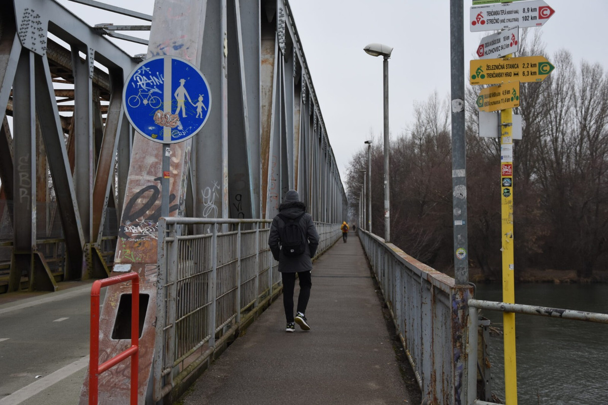 FOTO: Premena starého železničného mosta v Trenčíne, foto 8