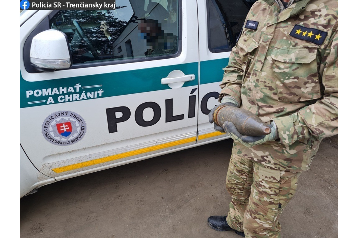 FOTO: Muž našiel pri Trenčíne nevybuchnutú trieštivú mínu, foto 5