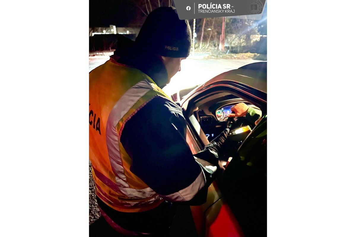 FOTO: Preventívna policajná akcia v okolí Bánoviec nad Bebravou, foto 6