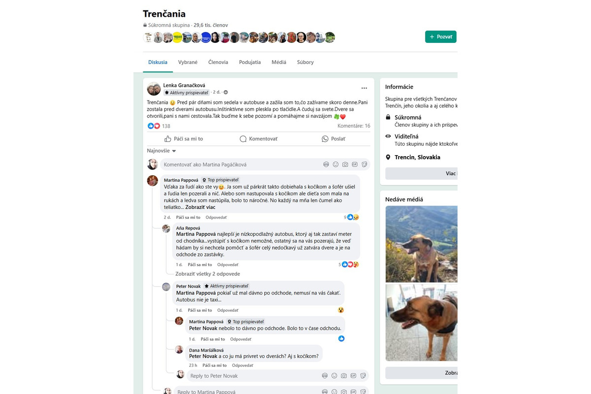 FOTO: Trenčianka zažila bežnú situáciu v MHD, odkázala obyvateľom, aby ju riešili viac ohľaduplne , foto 1