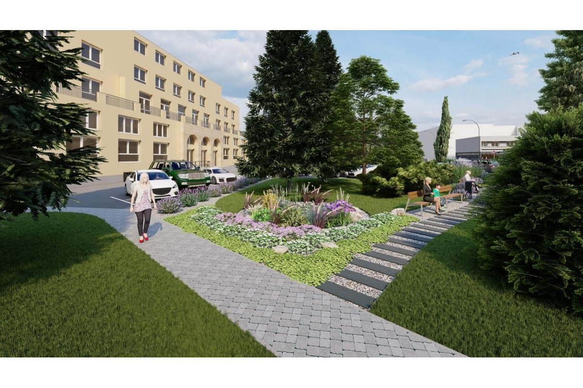 FOTO: Dubnica rekonštruuje parkovisko pred domom kultúry a okolité plochy, foto 3