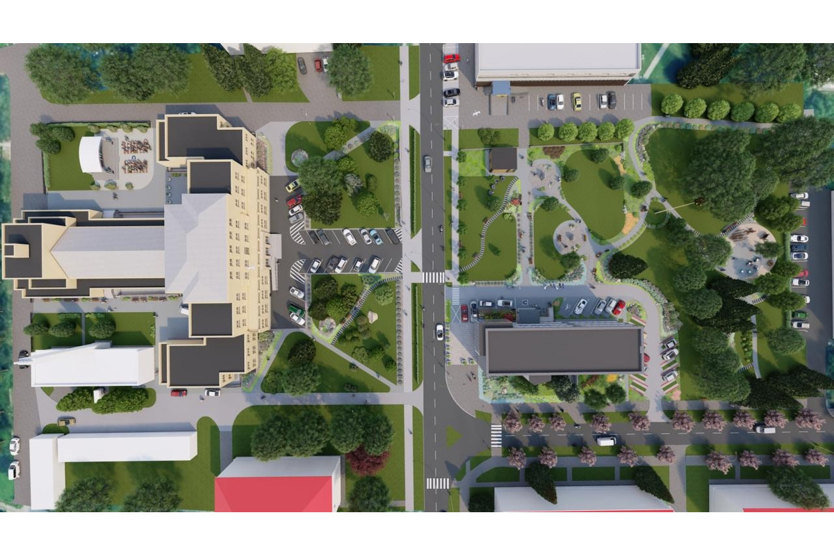 FOTO: Dubnica rekonštruuje parkovisko pred domom kultúry a okolité plochy, foto 5