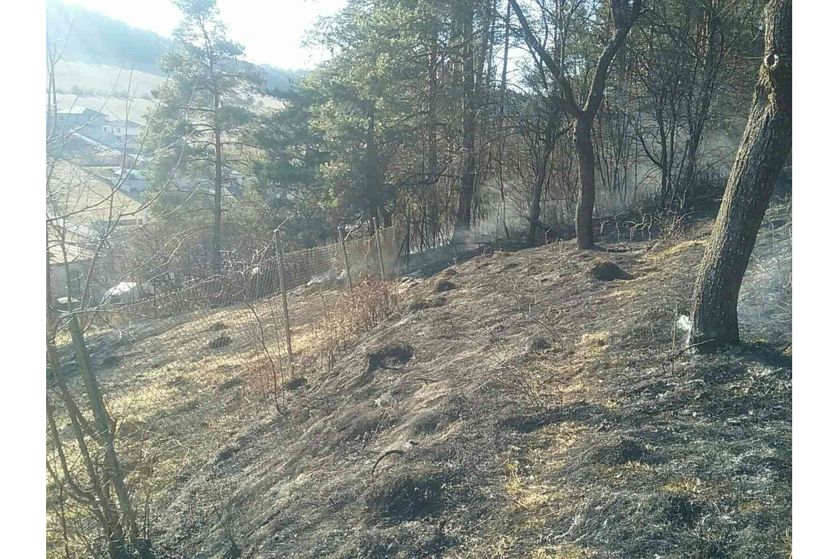 FOTO: Požiar pri Považskej Bystrici ohrozoval aj rodinné domy, hasiči zasahovali vo veľkom, foto 2