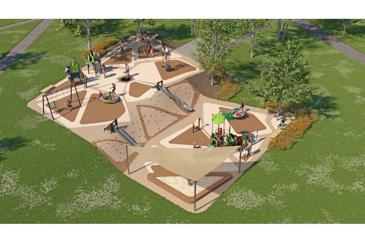 FOTO: Zeleň, ihrisko a nové chodníky. Sídlisko Kopanice v Prievidzi sa dočká obnovy, foto 4