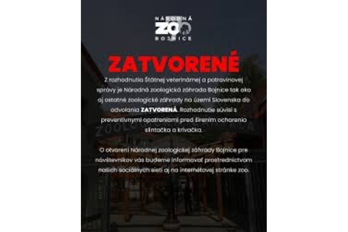 FOTO: Infekčné ochorenie ohrozuje aj vzácne druhy živočíchov v Bojnickej zoo, foto 1