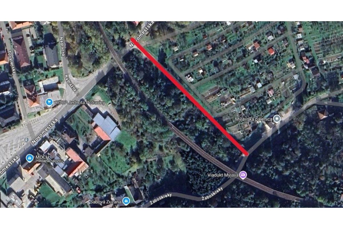 FOTO: Myjava buduje nové cestné spojenie ulíc Žaboškreky a Novomestská, doprava sa do leta zmení, foto 1