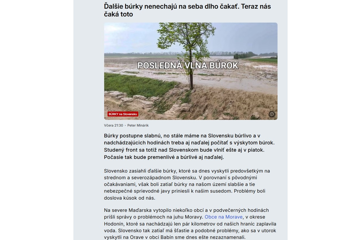 FOTO: Obyvateľov Trenčianskeho kraja čaká zamračený a upršaný víkend , foto 1