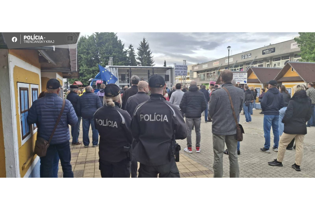 FOTO: Protesty v Trenčianskom kraji, foto 2