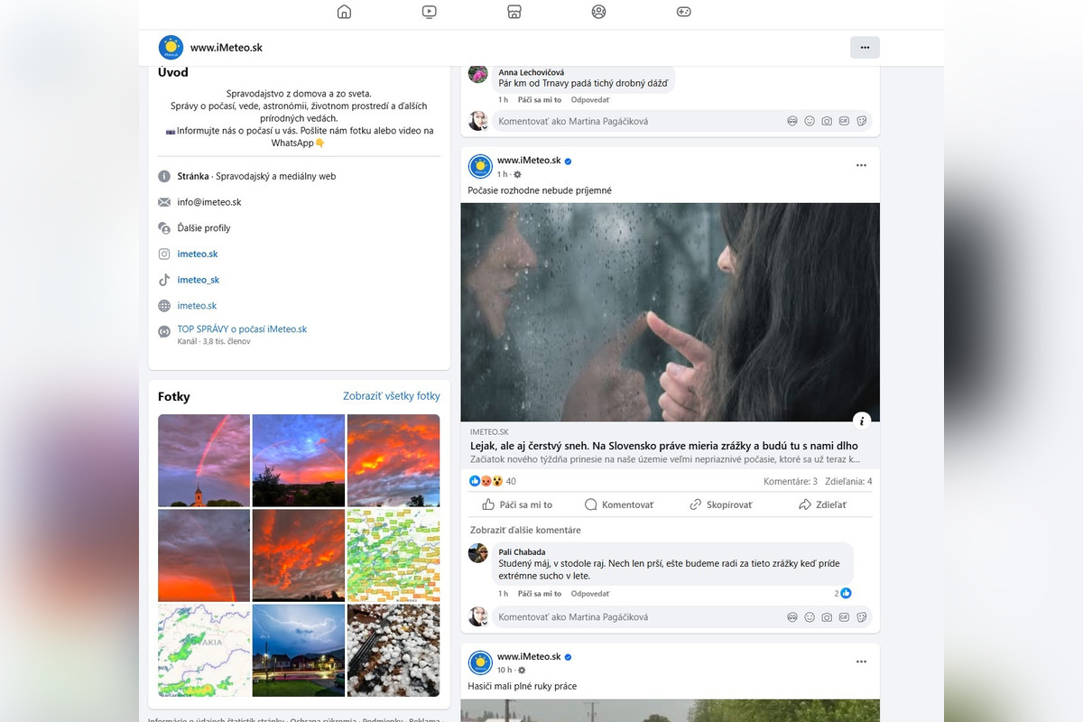 FOTO: V Trenčianskom kraji bude prevládať daždivé a chladné počasie , foto 2