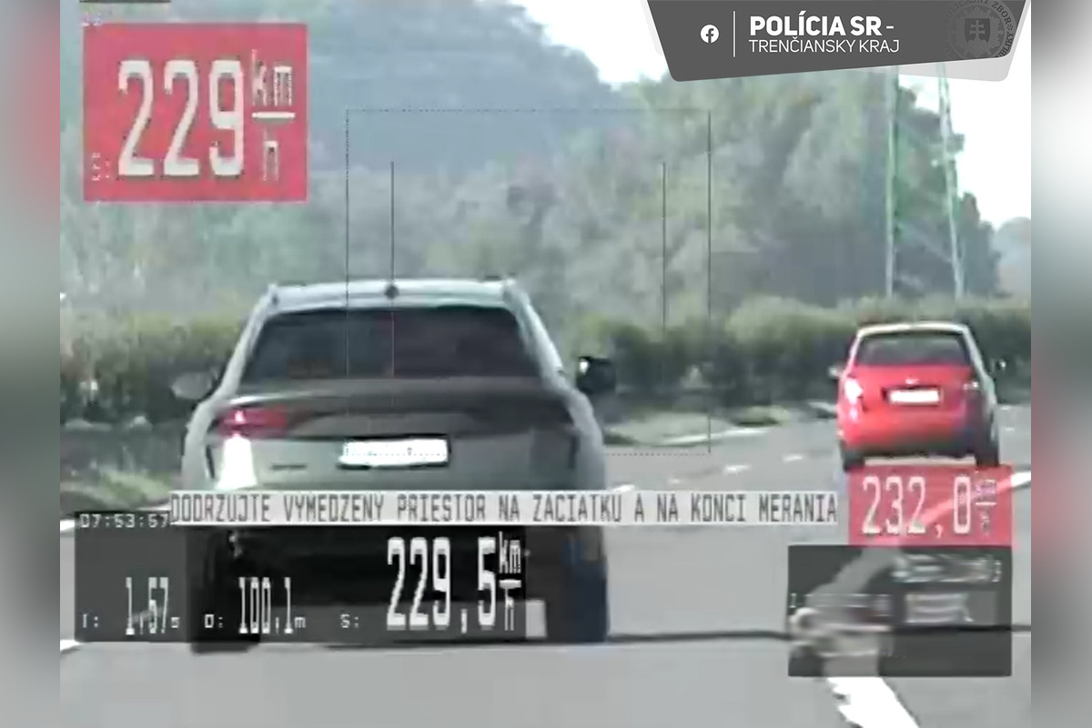 FOTO: Na D1 pri Trenčíne dostali dvaja zahraniční vodiči rovnaké pokuty , foto 2
