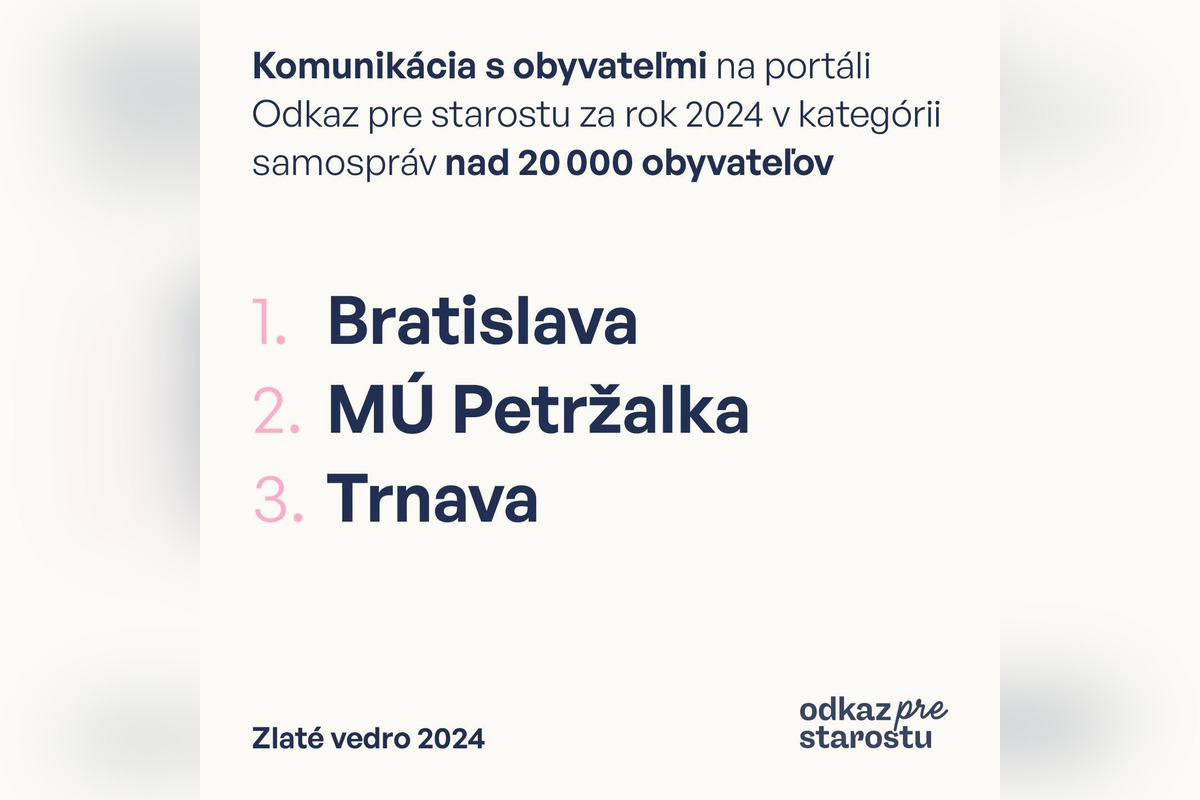 FOTO: Odkaz pre starostu ocenil Zlatým vedrom 2024 najlepšie samosprávy, foto 2