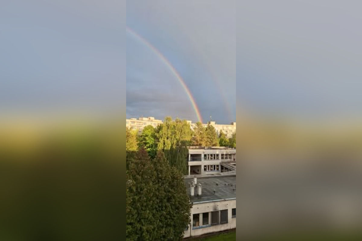 FOTO: Nadšení Prievidžania cez víkend zachytávali dúhu nad mestom, pozrite si jedinečné zábery, foto 2