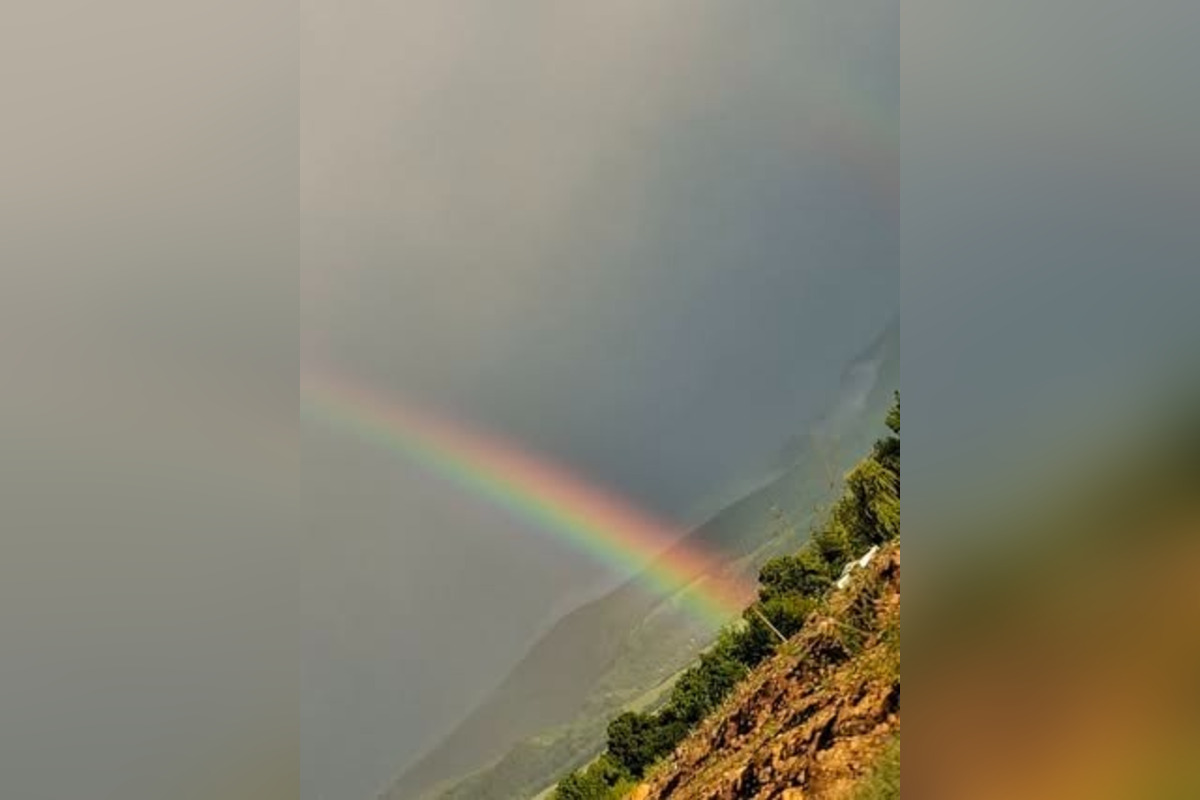 FOTO: Nadšení Prievidžania cez víkend zachytávali dúhu nad mestom, pozrite si jedinečné zábery, foto 6