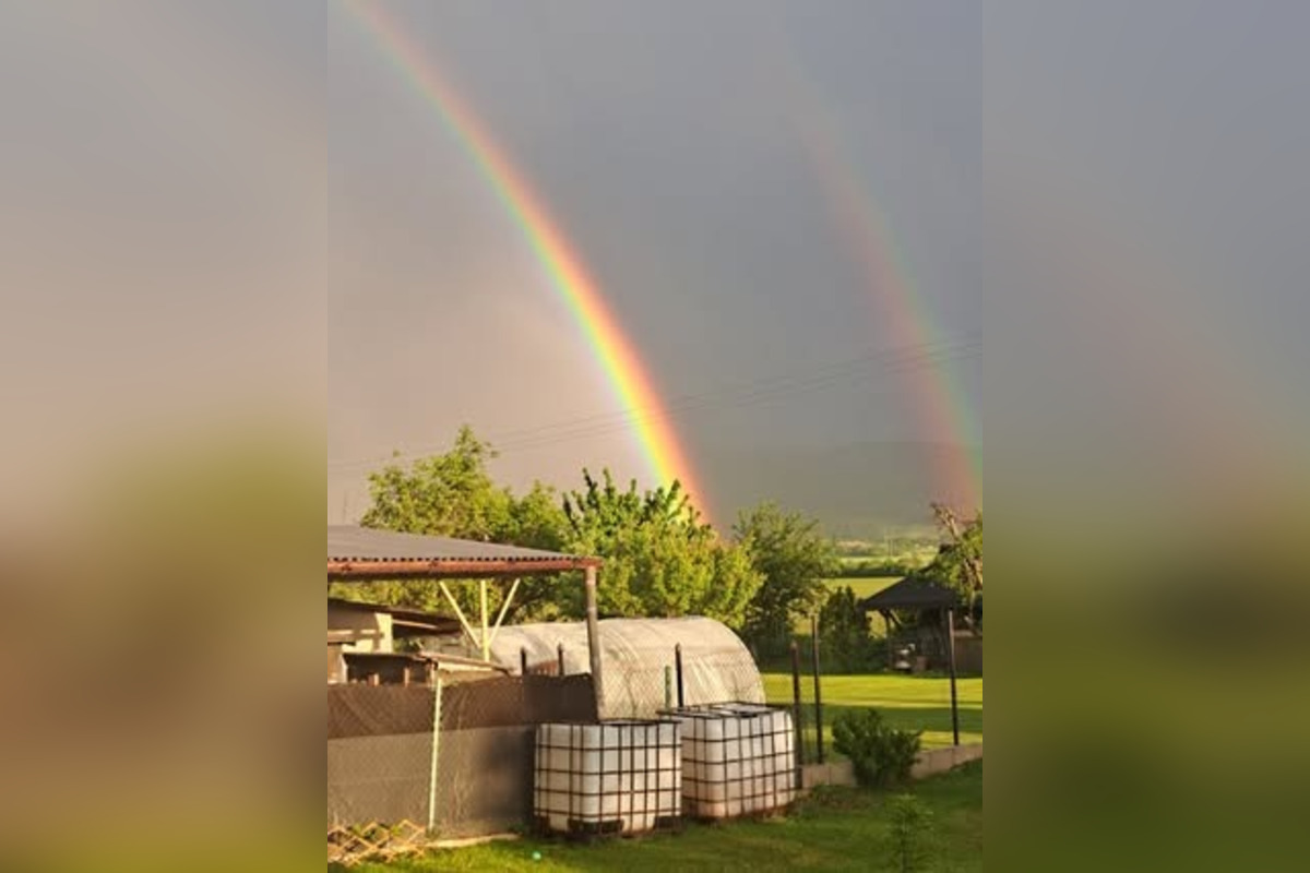 FOTO: Nadšení Prievidžania cez víkend zachytávali dúhu nad mestom, pozrite si jedinečné zábery, foto 7