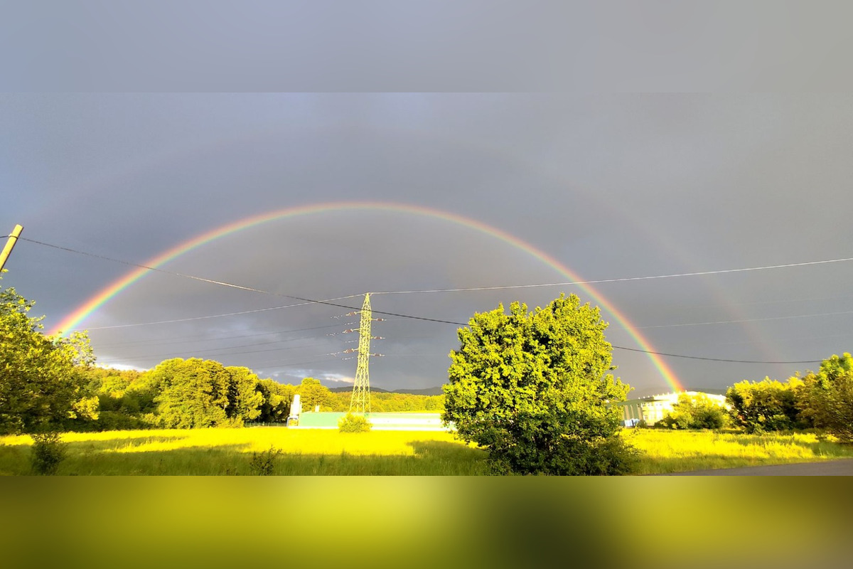 FOTO: Nadšení Prievidžania cez víkend zachytávali dúhu nad mestom, pozrite si jedinečné zábery, foto 8
