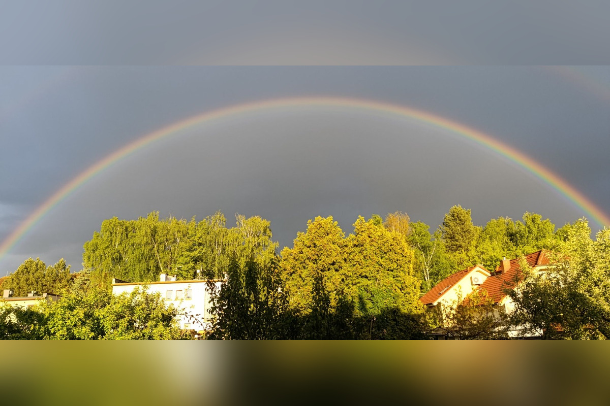 FOTO: Nadšení Prievidžania cez víkend zachytávali dúhu nad mestom, pozrite si jedinečné zábery, foto 11