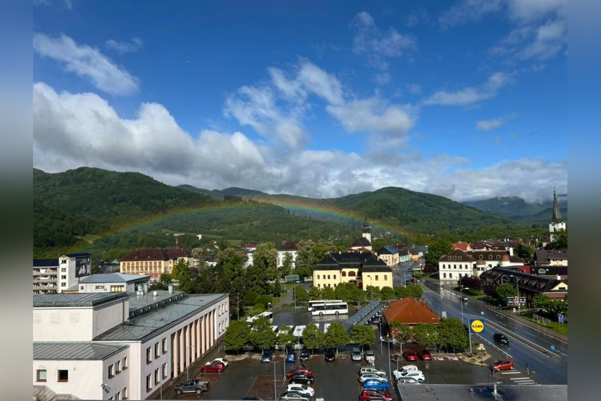 FOTO: Nadšení Prievidžania cez víkend zachytávali dúhu nad mestom, pozrite si jedinečné zábery, foto 18