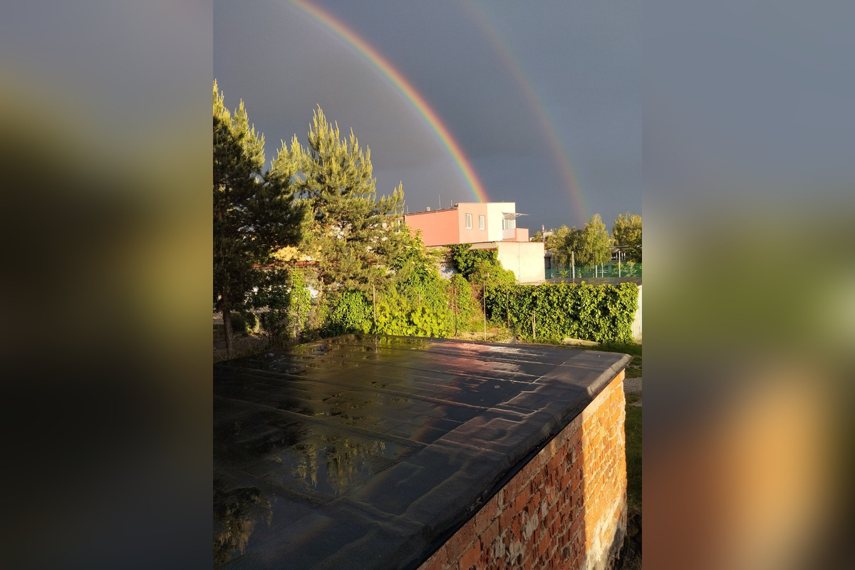 FOTO: Nadšení Prievidžania cez víkend zachytávali dúhu nad mestom, pozrite si jedinečné zábery, foto 19