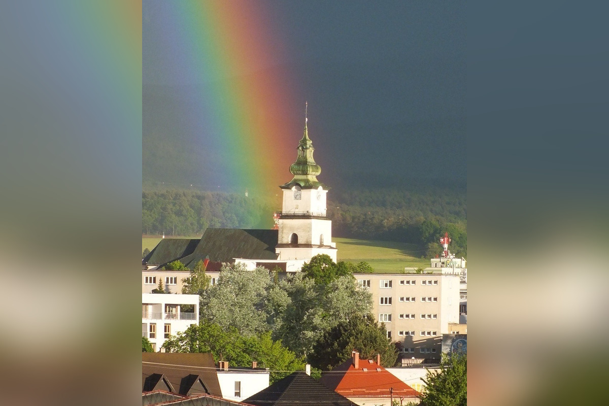 FOTO: Nadšení Prievidžania cez víkend zachytávali dúhu nad mestom, pozrite si jedinečné zábery, foto 22