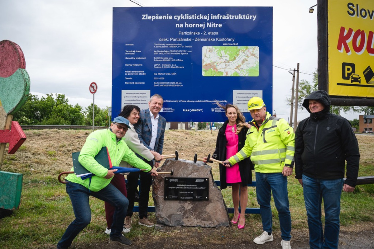 FOTO: Hornonitrianska cyklomagistrála sa predlžuje, nový úsek spojí Partizánske s Chalmovou, foto 3