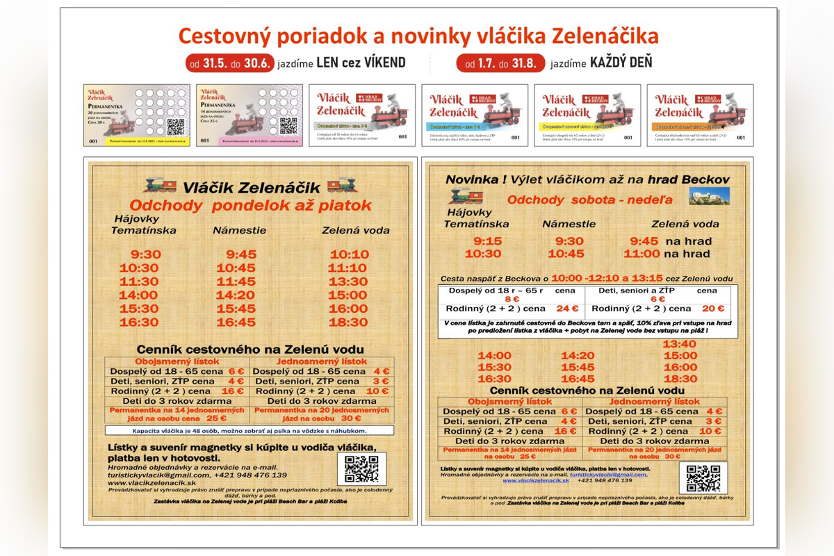 FOTO: Vyhliadkový vláčik spája Nové Mesto nad Váhom s Beckovom. Vydajte sa na výlet bez auta, foto 6