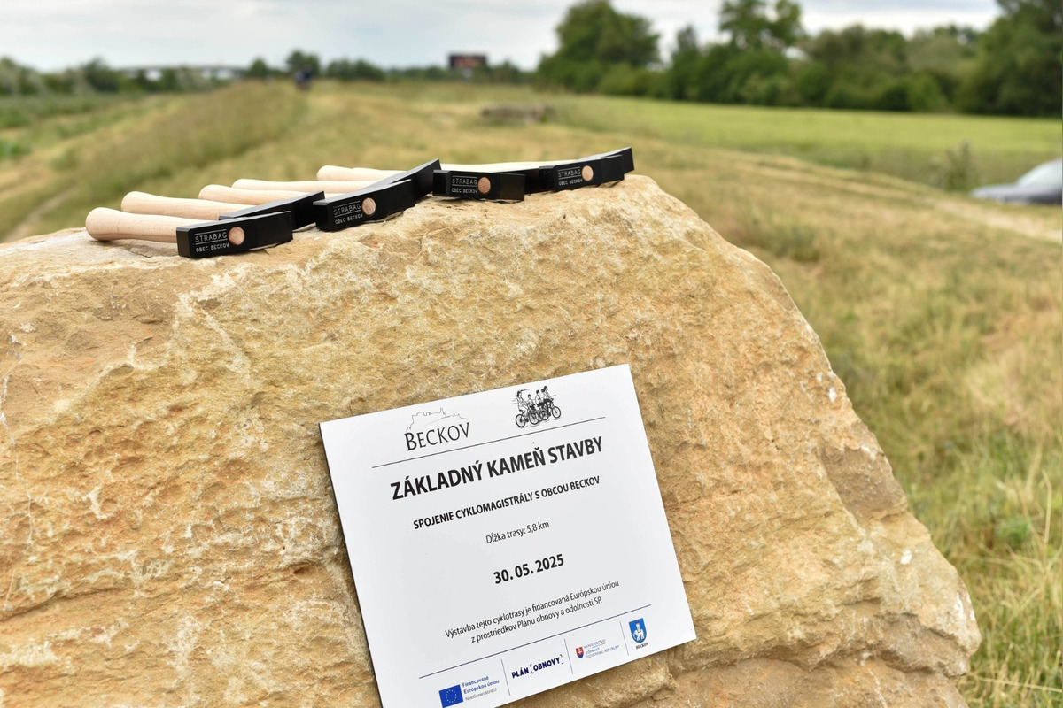 FOTO: Z Beckova až na Vážsku cyklomagistrálu, začala sa výstavba 6-kilometrového úseku, foto 8