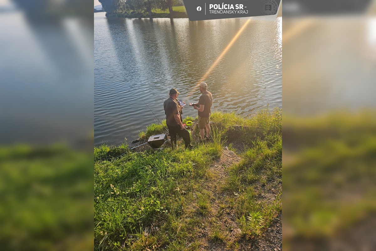 FOTO: Takmer každý desiaty rybár porušil pravidlá. Polícia a rybárska stráž preverili v Dubnici nad Váhom 61 rybárov, foto 3