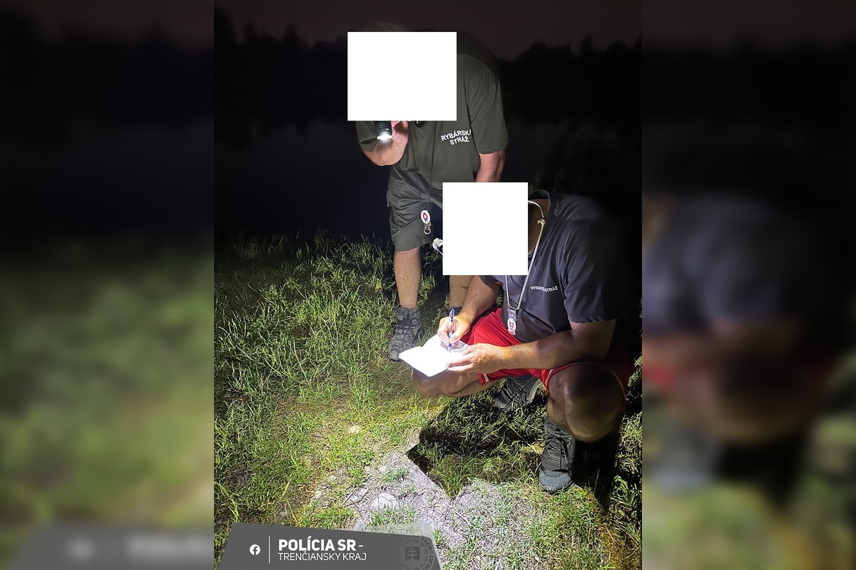 FOTO: Takmer každý desiaty rybár porušil pravidlá. Polícia a rybárska stráž preverili v Dubnici nad Váhom 61 rybárov, foto 6