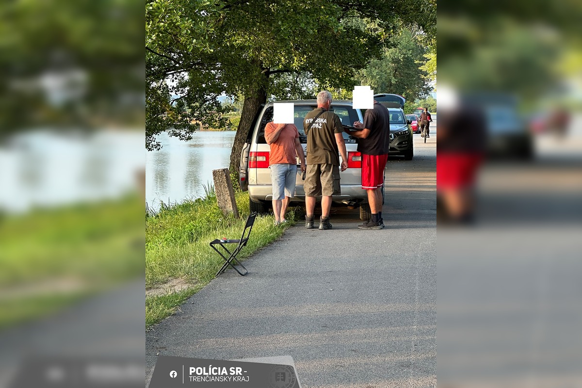 FOTO: Takmer každý desiaty rybár porušil pravidlá. Polícia a rybárska stráž preverili v Dubnici nad Váhom 61 rybárov, foto 7