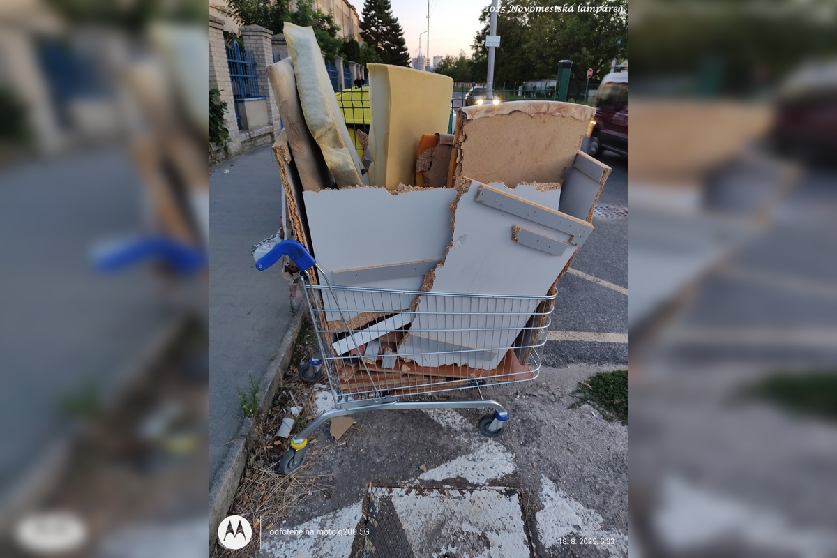 FOTO: V Novom Meste nad Váhom sa niektoré ulice menia na smetisko , foto 1