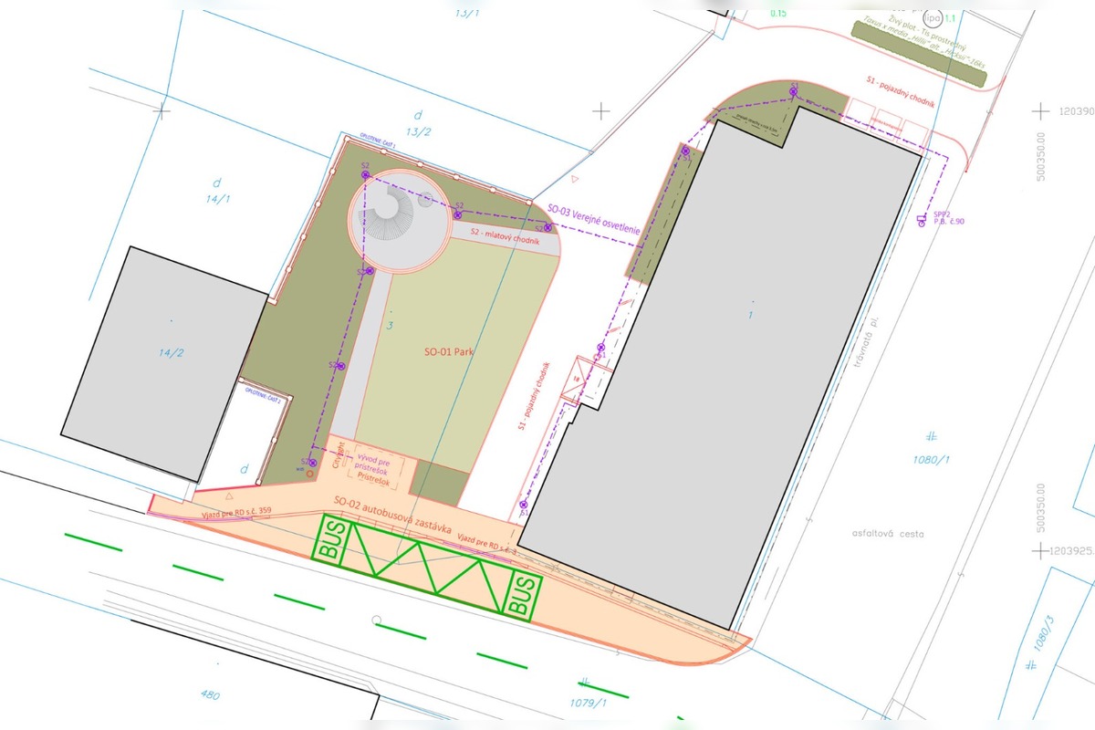 FOTO: V Záblatí začína výstavba parčíka, pribudne aj moderná autobusová zastávka, foto 1