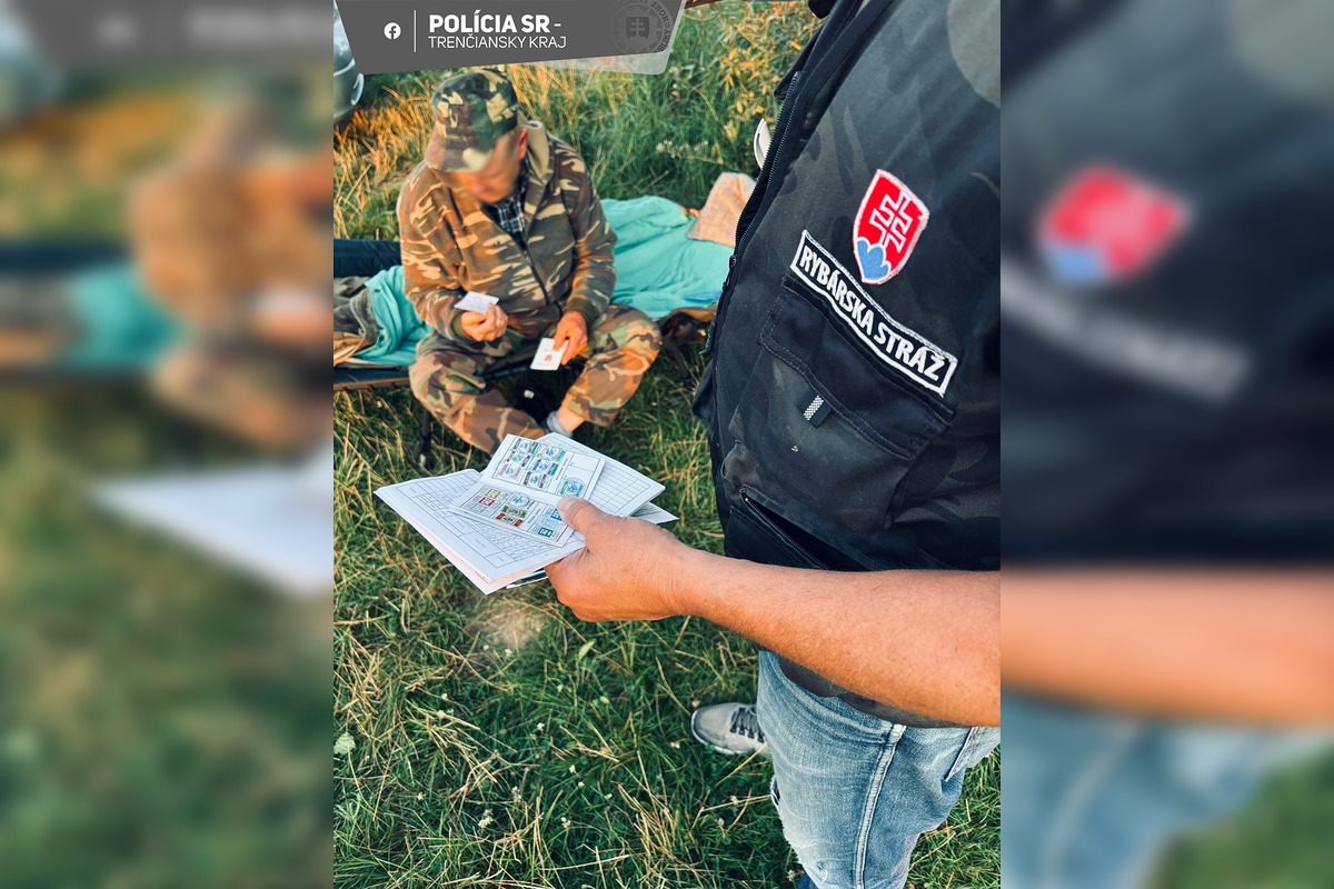 FOTO: Akcia „Háčik“! Polícia dohliadala na rybárov pri Bánovciach nad Bebravou, odhalila tri priestupky, foto 1