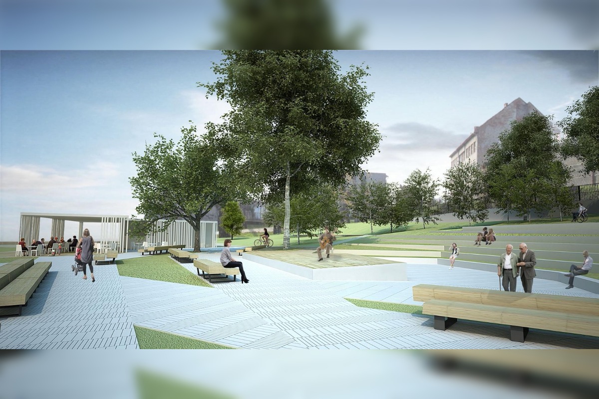 FOTO: V Bánovciach menia mestský park na modernú oázu oddychu. Pribudnú jazierka, stromy aj nový amfiteáter, foto 4