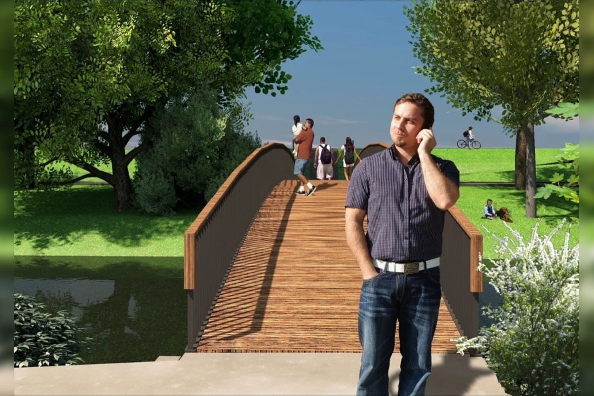FOTO: Takto bude vyzerať lávka cez Orechovský potok v Trenčíne, foto 2