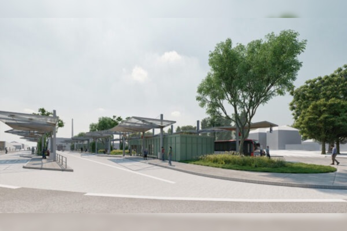 FOTO: V Trenčíne vyrastá moderná autobusová stanica, cestujúci sa dočkajú noviniek, foto 2