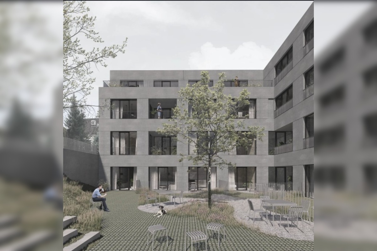 FOTO: Na legionárskej ceste v Trenčíne vyrastie nový moderný bytový komplex , foto 1