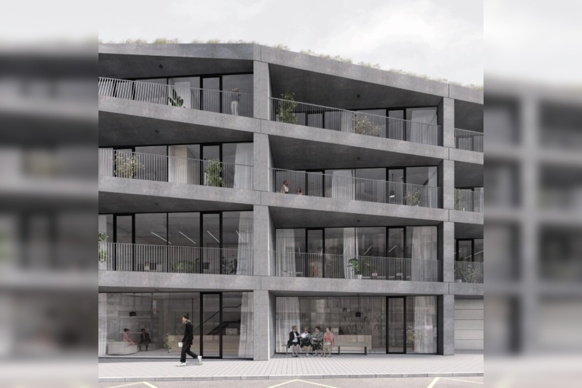 FOTO: Na legionárskej ceste v Trenčíne vyrastie nový moderný bytový komplex , foto 4